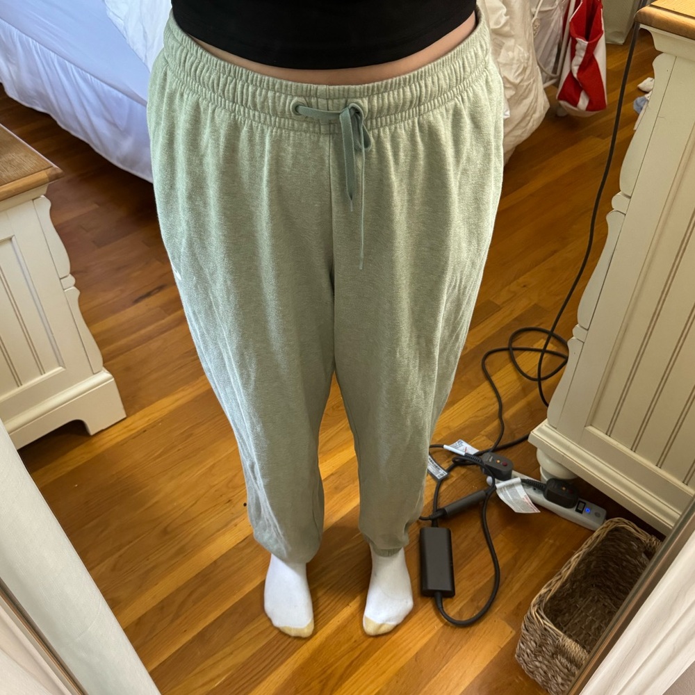 Pale Green Baggy Nike Sweatpants